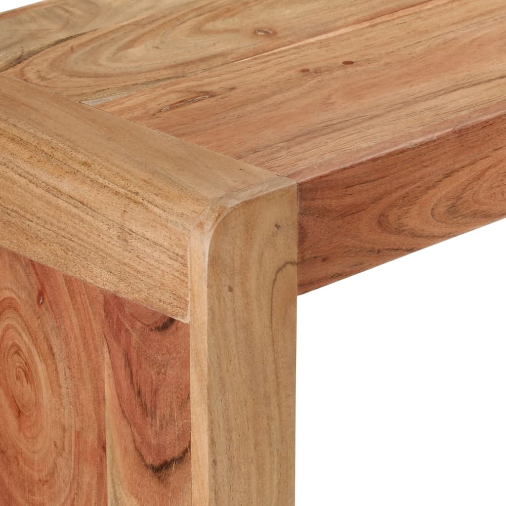 Konsolbord 110x30x76 Cm Massivt Akacietræ - Billede 5