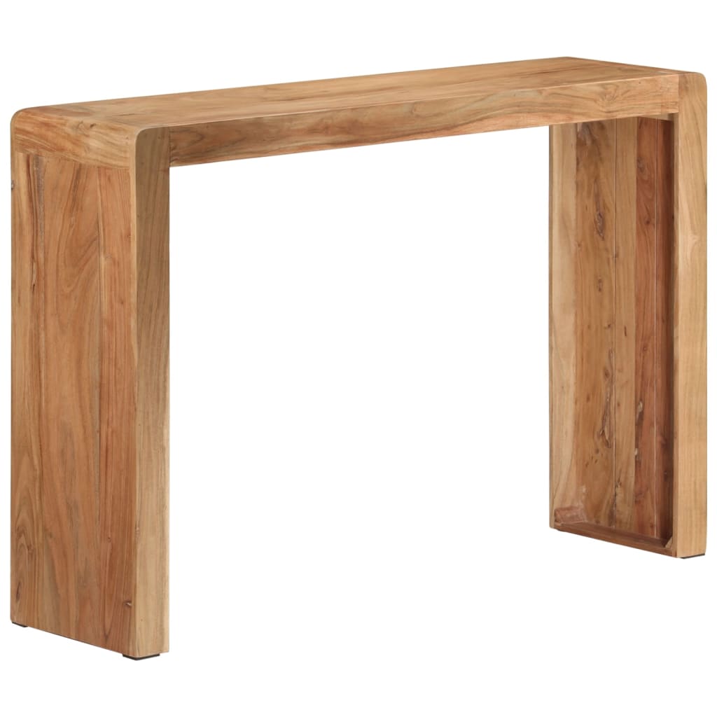 Konsolbord 110x30x76 Cm Massivt Akacietræ - Billede 8