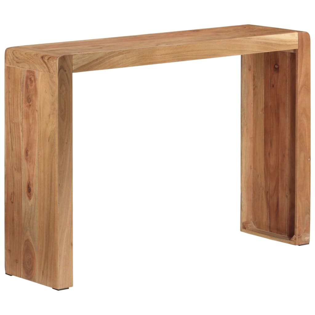 Konsolbord 110x30x76 Cm Massivt Akacietræ - Billede 9