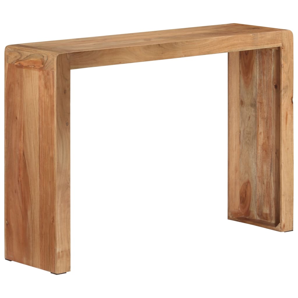 Konsolbord 110x30x76 Cm Massivt Akacietræ - Billede 10