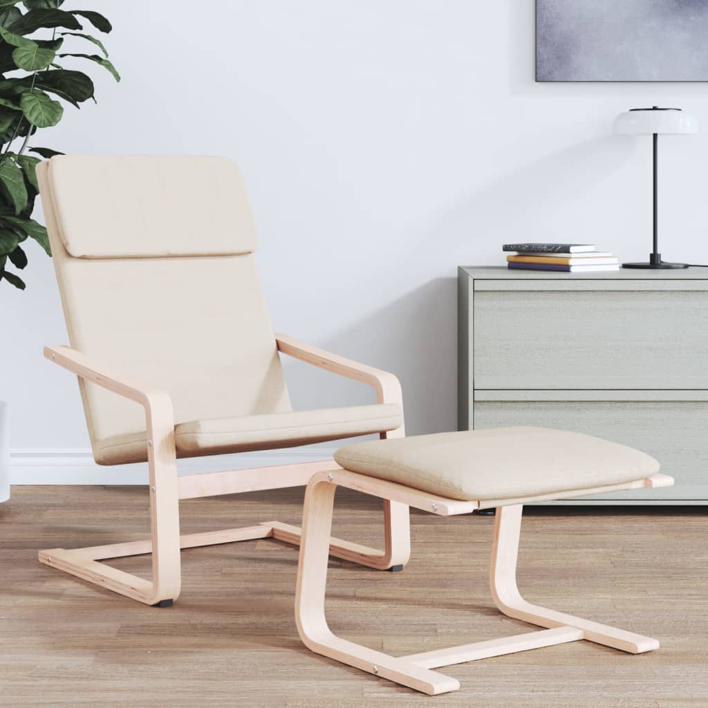 Fodskammel 51X41X40 Cm Stof Farvet