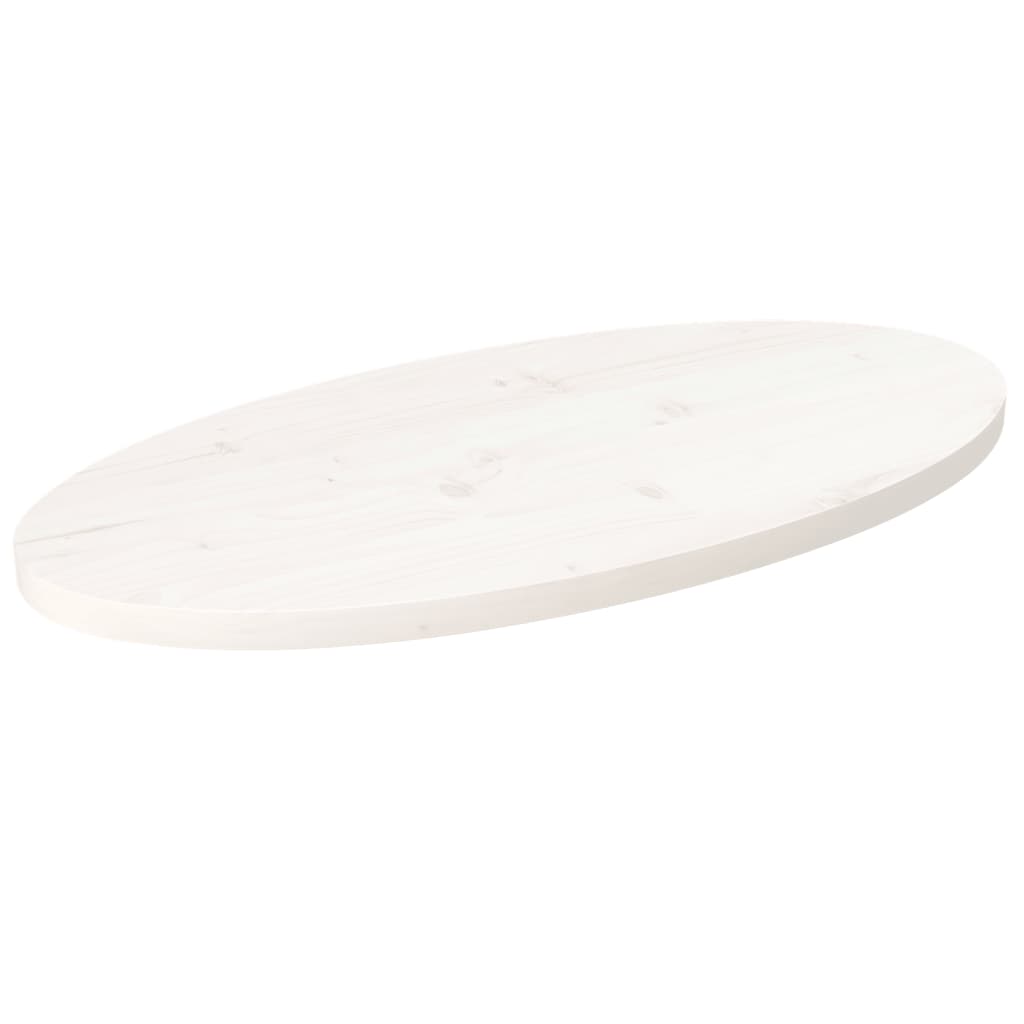 Bordplade Oval Massivt Fyrretræ