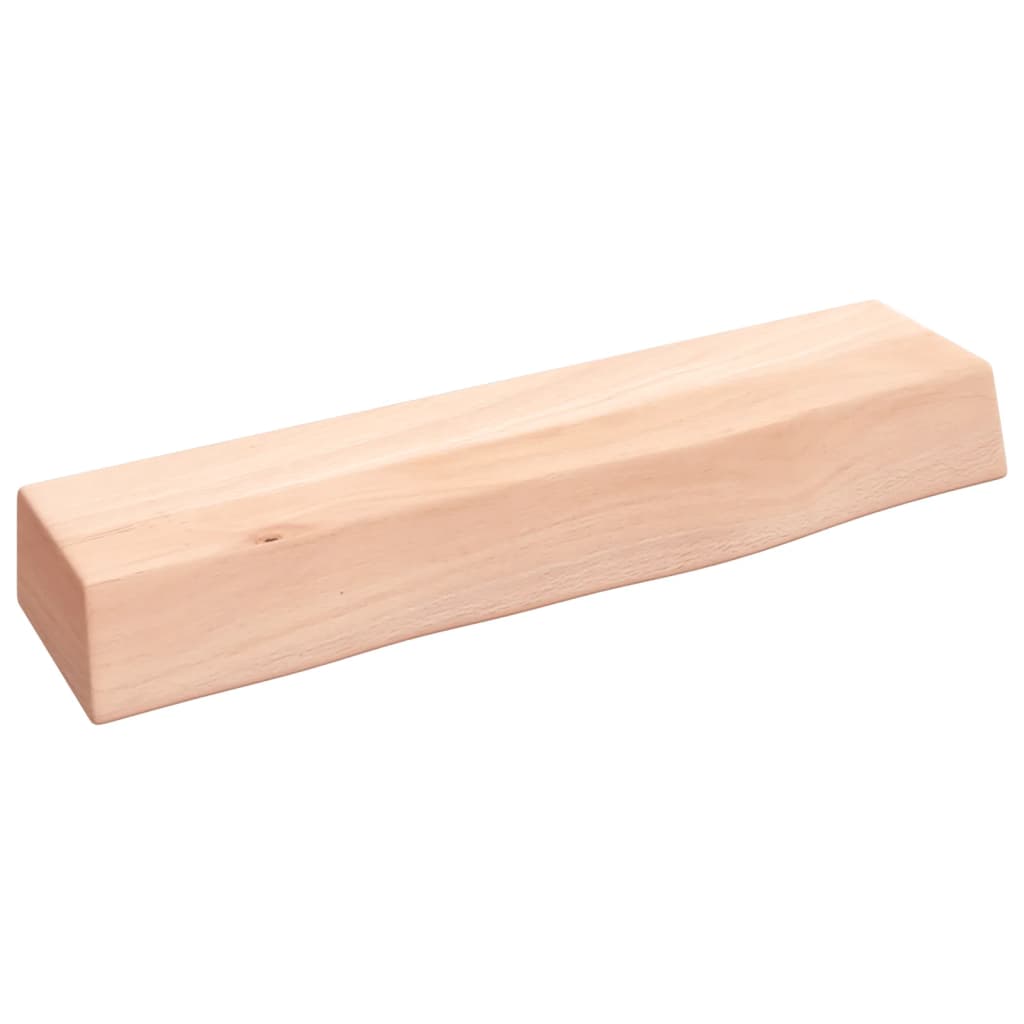 Væghylde 40x10x6 Cm Massivt Egetræ - Billede 2
