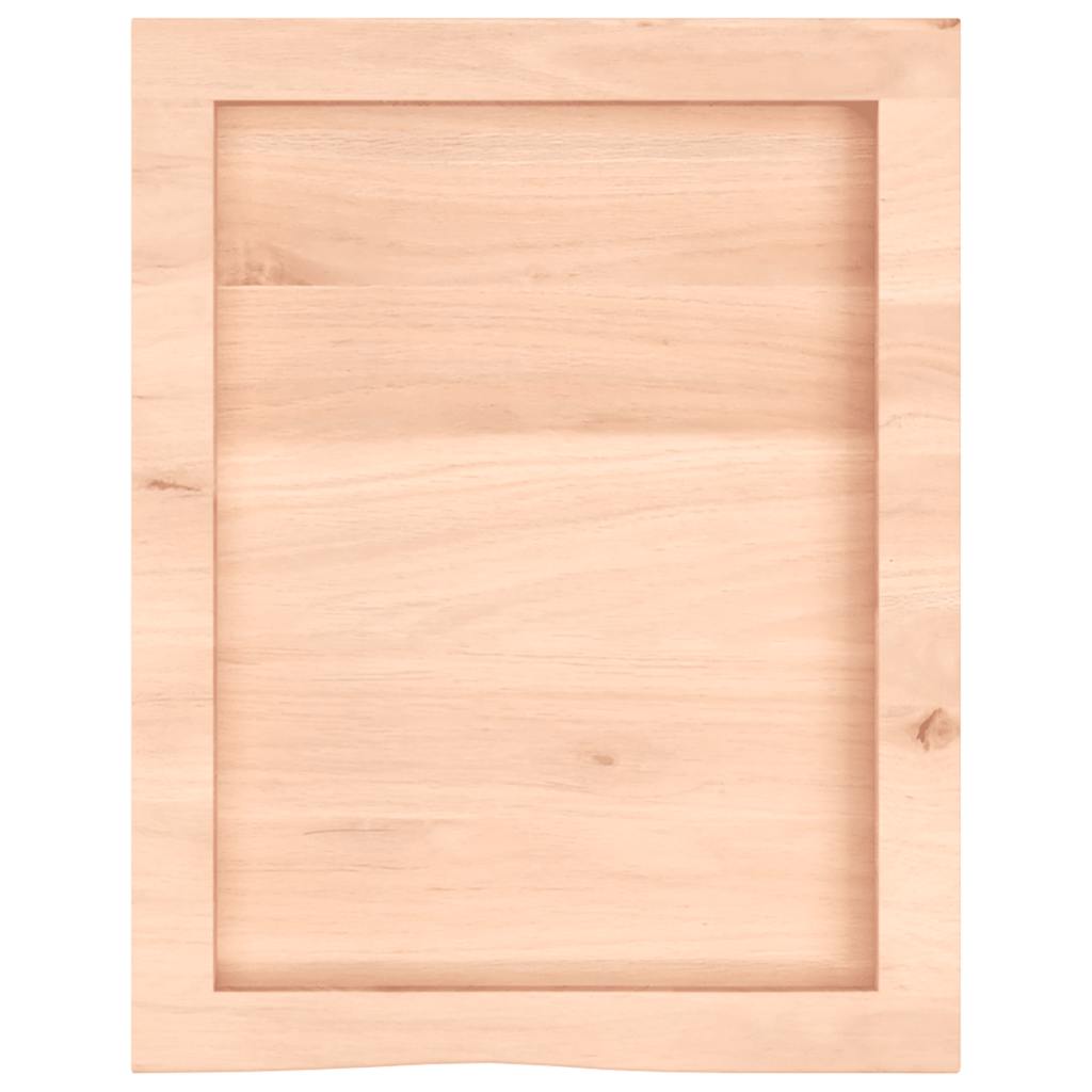 Væghylde 40x50x(2-4) Cm Massivt Egetræ - Billede 5