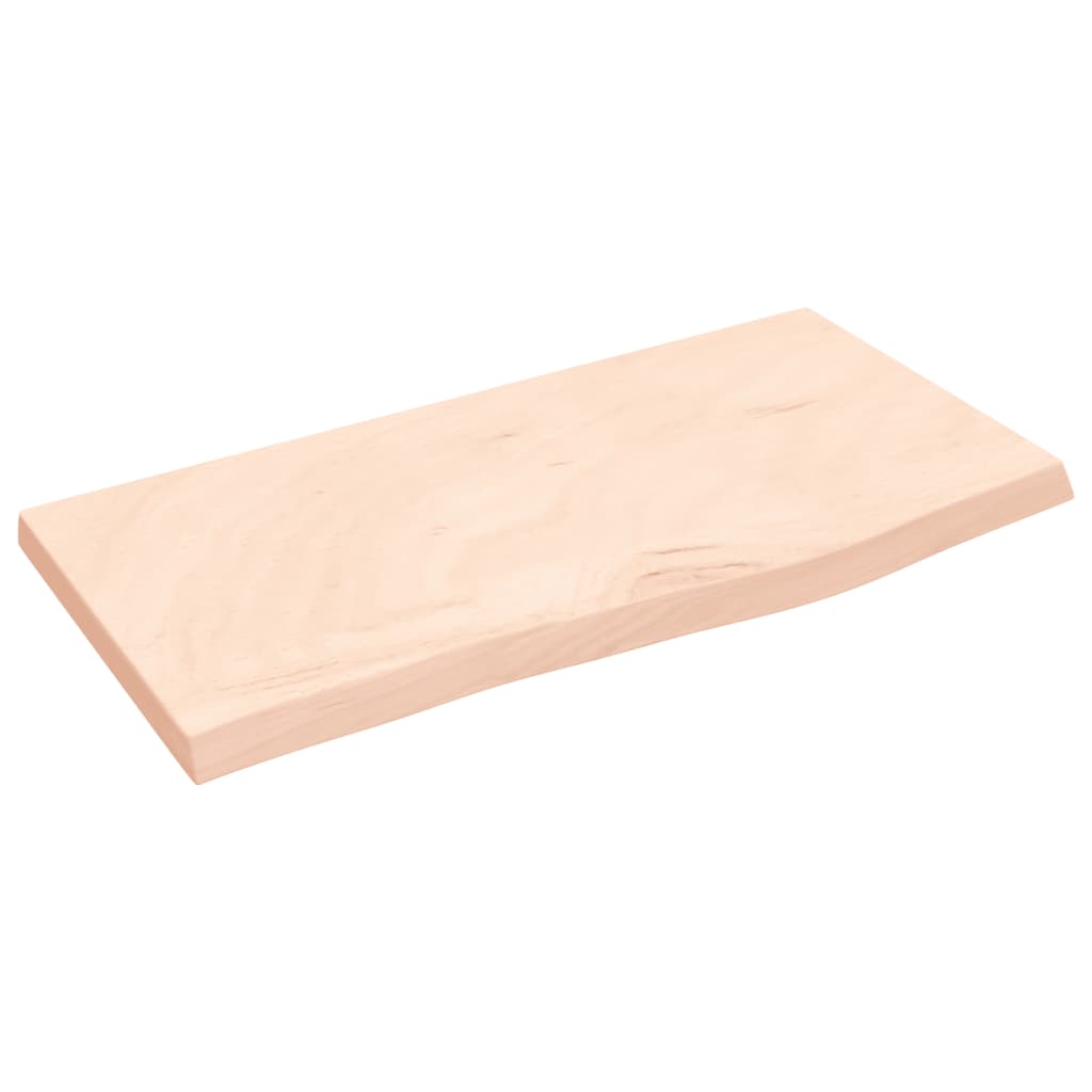 Væghylde 60x30x(2-4) Cm Massivt Egetræ - Billede 2
