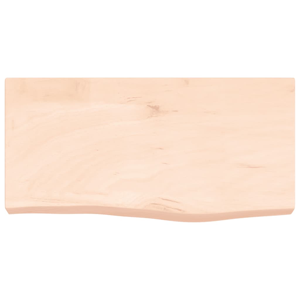 Væghylde 60x30x(2-6) Cm Massivt Egetræ - Billede 4
