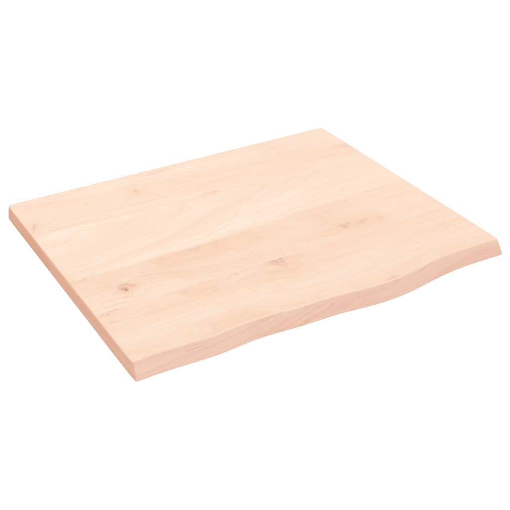 Væghylde 60x50x2 Cm Massivt Egetræ - Billede 2