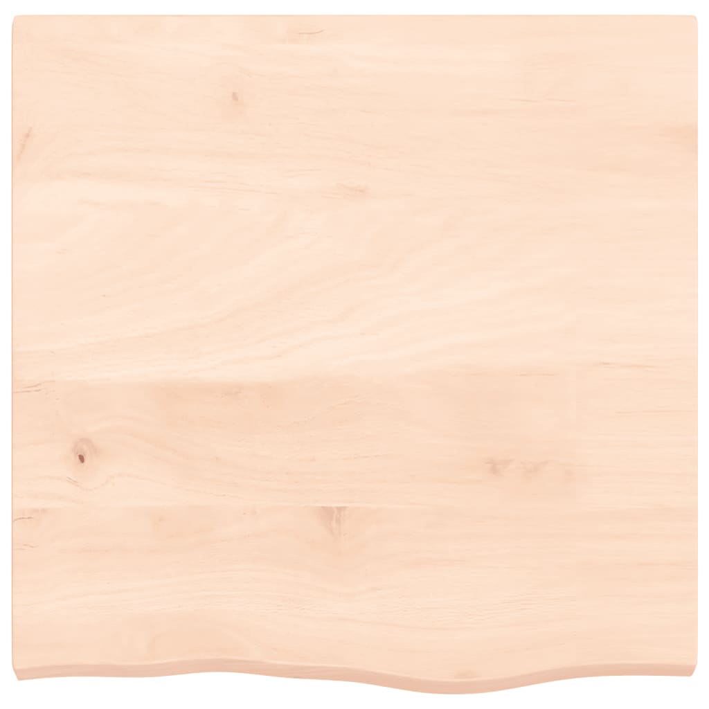 Væghylde 60x60x(2-4) Cm Massivt Egetræ - Billede 4