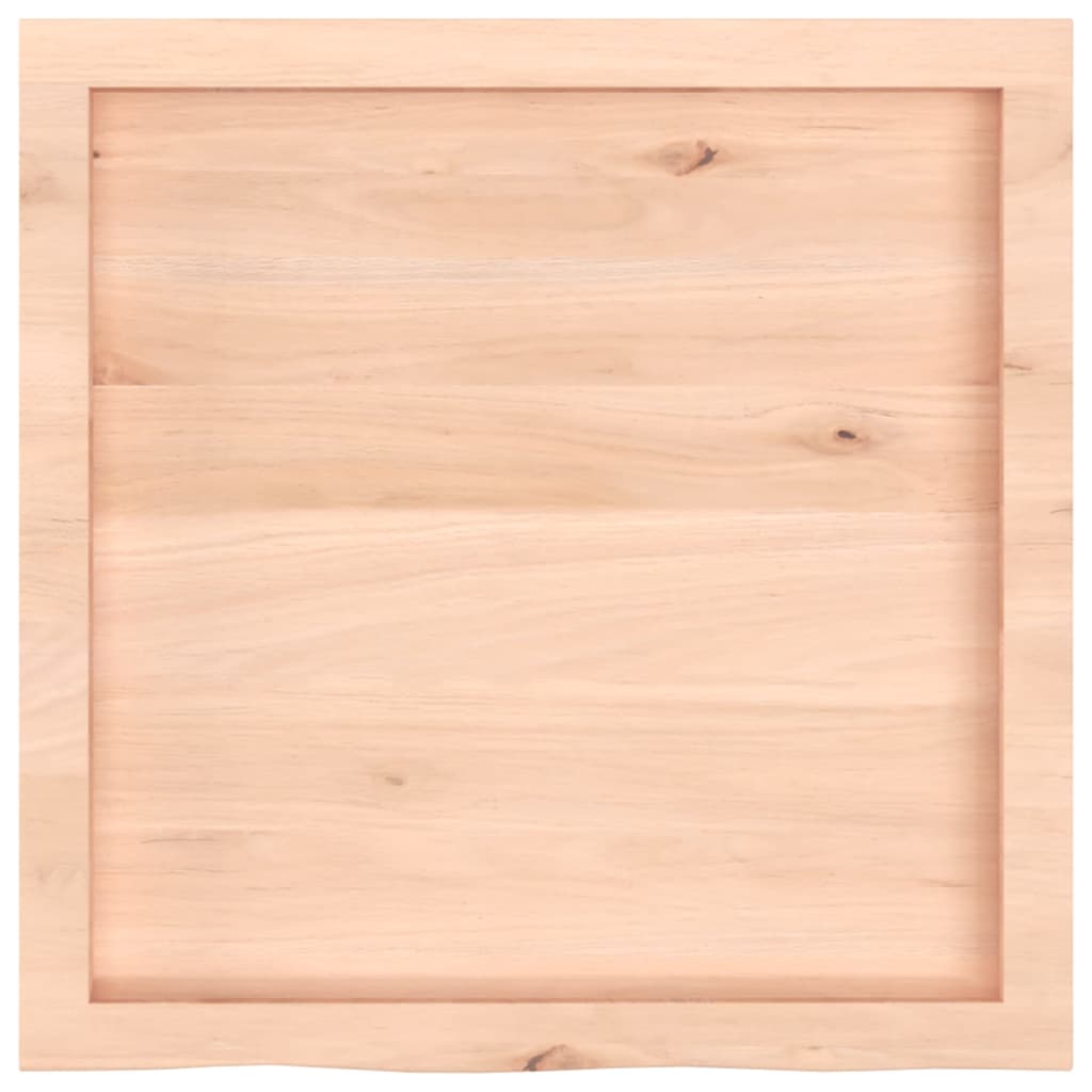 Væghylde 60x60x(2-4) Cm Massivt Egetræ - Billede 5