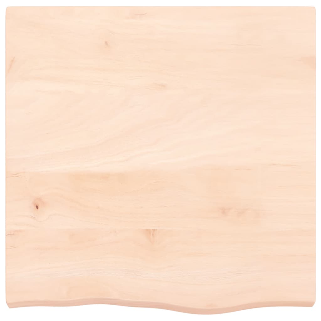 Væghylde 60x60x(2-6) Cm Massivt Egetræ - Billede 4