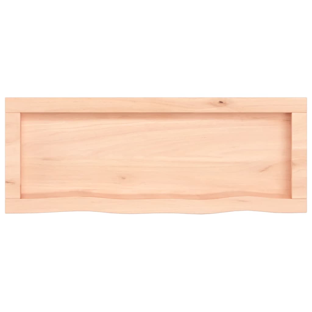 Væghylde 80x30x(2-6) Cm Massivt Egetræ - Billede 5