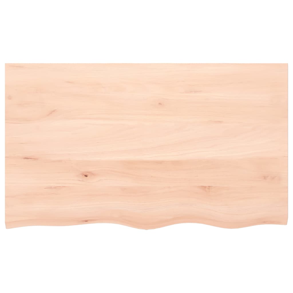 Væghylde 100x60x2 Cm Massivt Egetræ - Billede 4