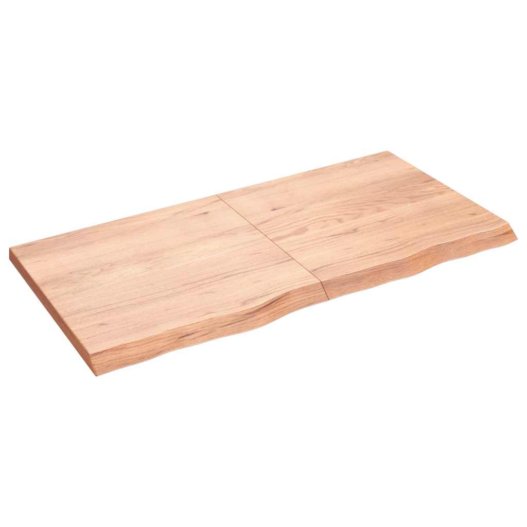 Væghylde Massivt Egetræ (120x60x2-4 Cm)