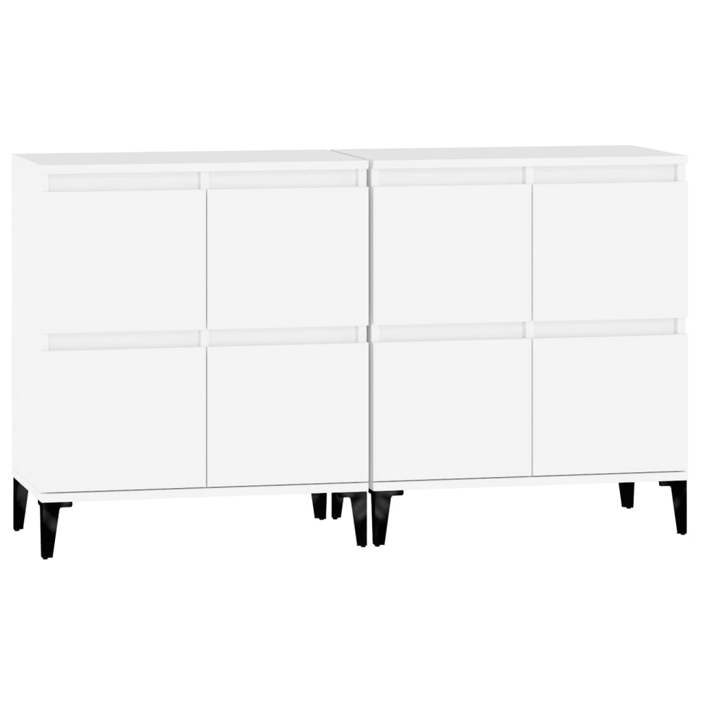 Skænke 2 Stk. 60X35X70 Cm Konstrueret Træ