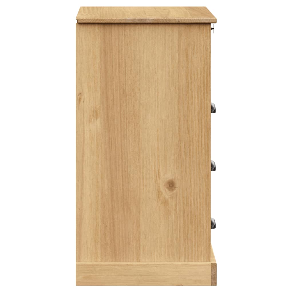 Kommode Vigo 80X40X76 Cm Massivt Fyrretræ