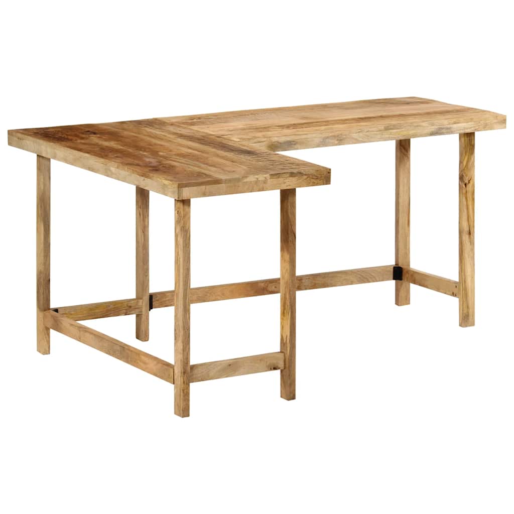 Skrivebord 165x110x75 Cm Massivt Mangotræ - Billede 2