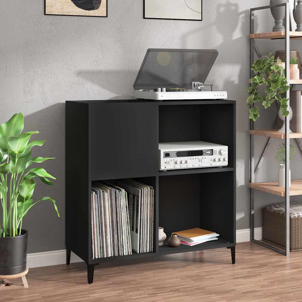 Vinylskab 84,5x38x89 Cm Konstrueret Træ - Variant 831998