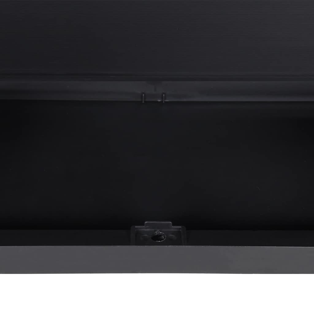 Haveskab 65x37x85/165 Cm Pp Grå Og Sort - Billede 11