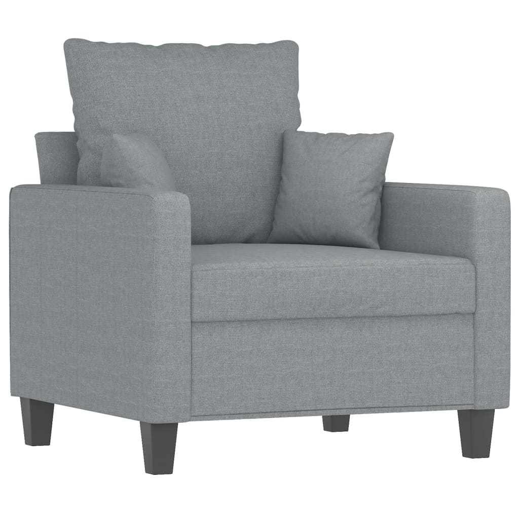 Sofastol Med Fodskammel 60 Cm Stof