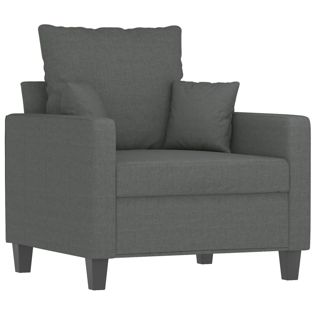 Sofastol Med Fodskammel 60 Cm Stof