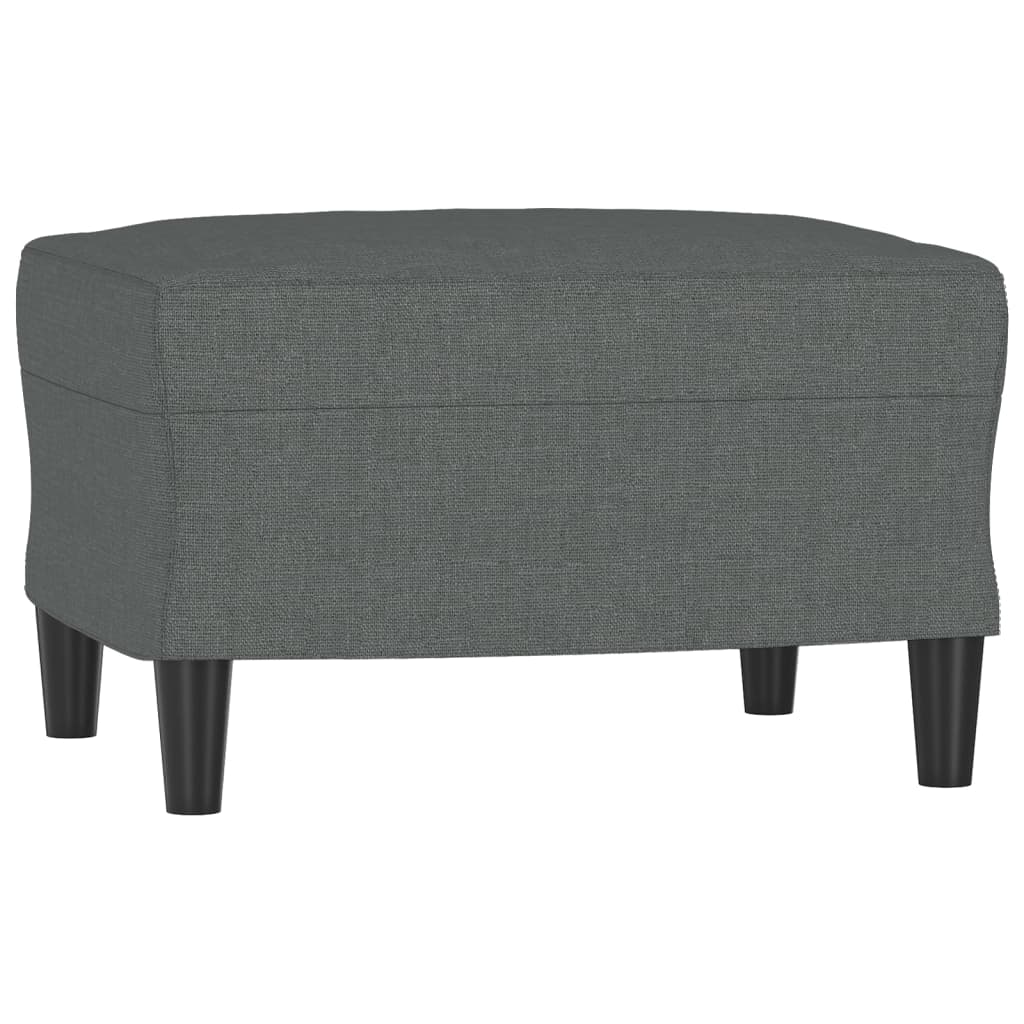 3-Personers Sofa Med Fodskammel 180 Cm Stof