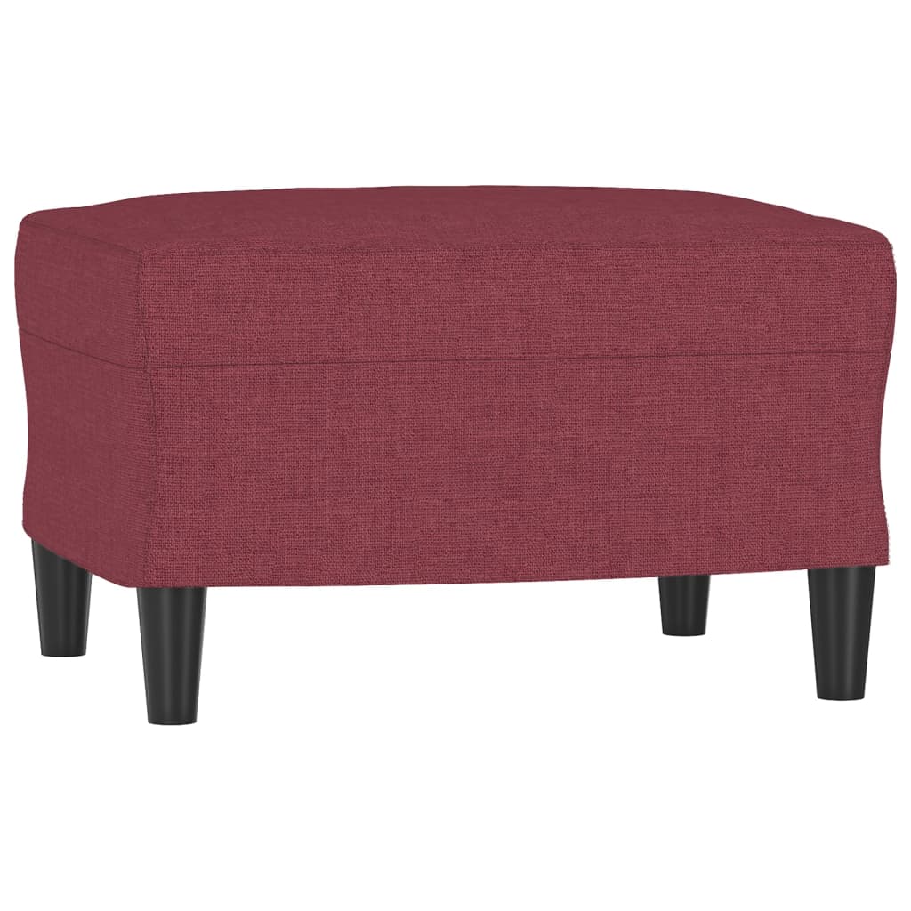 3-Personers Sofa Med Fodskammel 180 Cm Stof