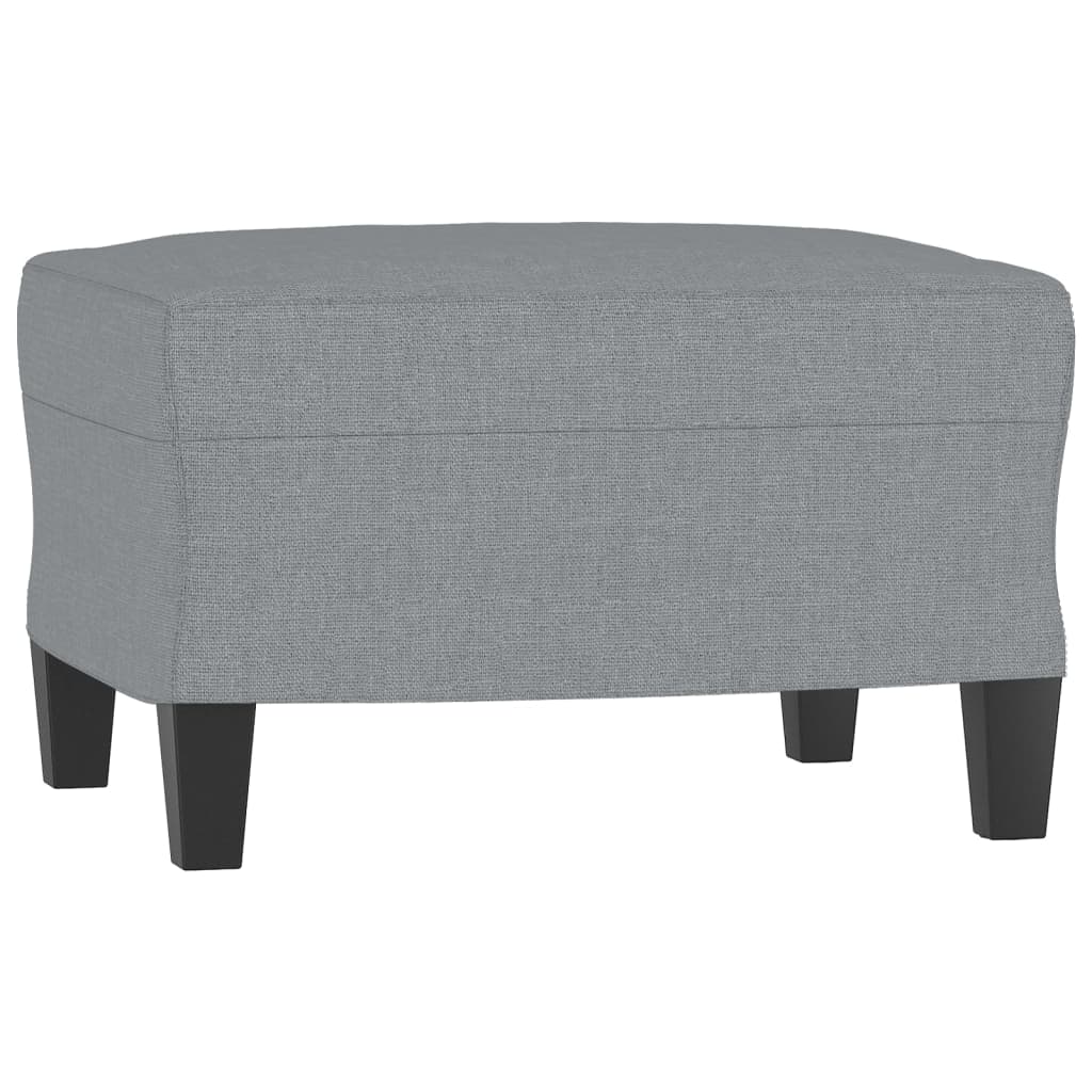 3-Personers Sofa Med Fodskammel 180 Cm Stof