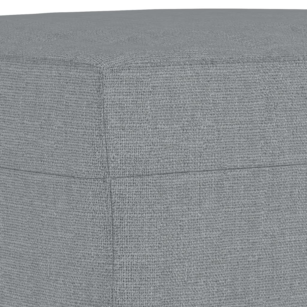 3-Personers Sofa Med Fodskammel 180 Cm Stof
