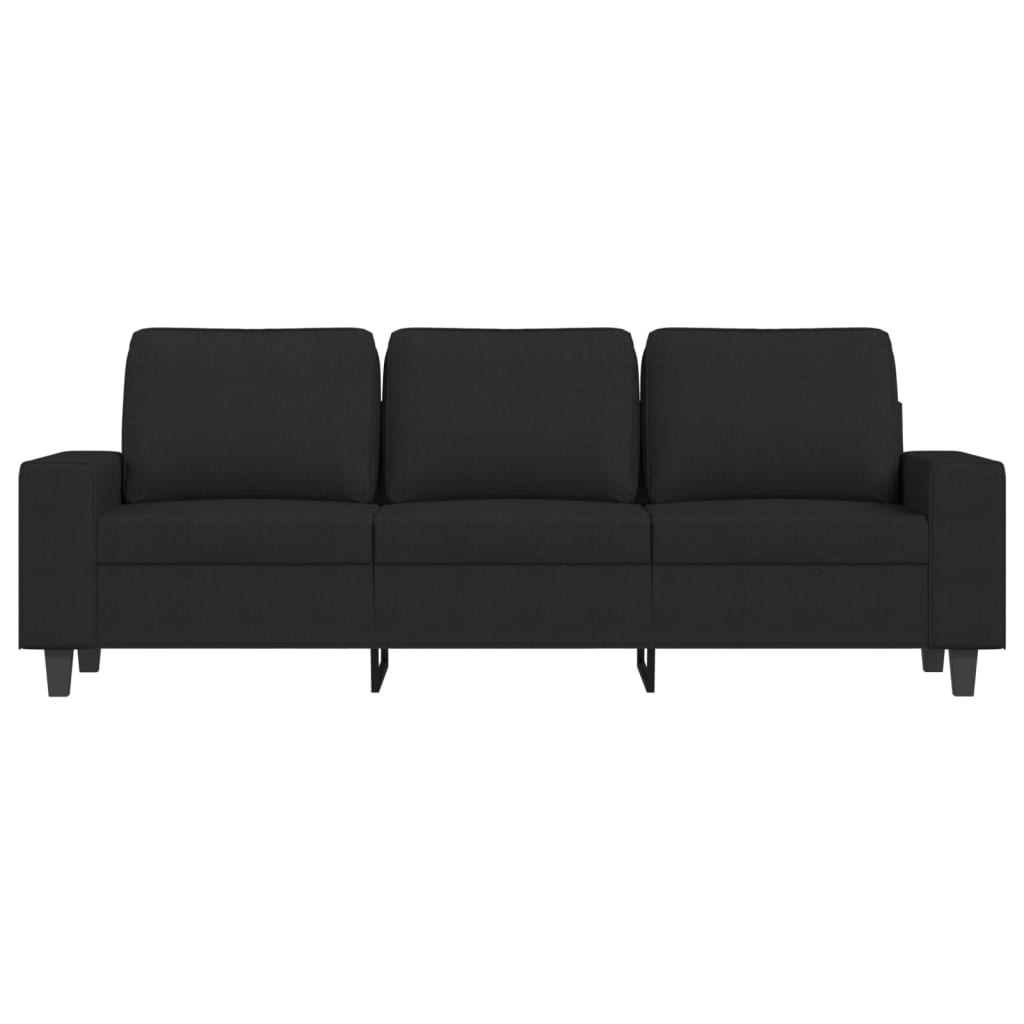 3-Personers Sofa Med Fodskammel 180 Cm Stof