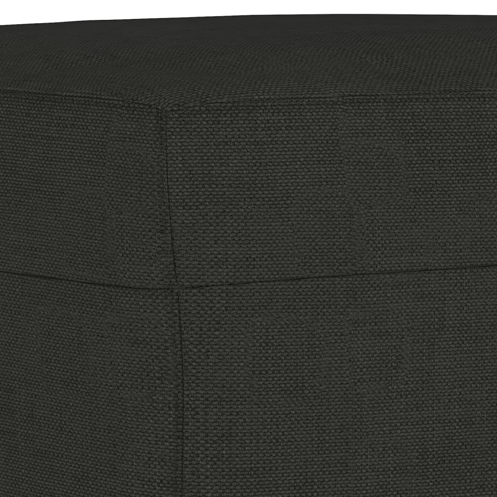 3-Personers Sofa Med Fodskammel 180 Cm Stof