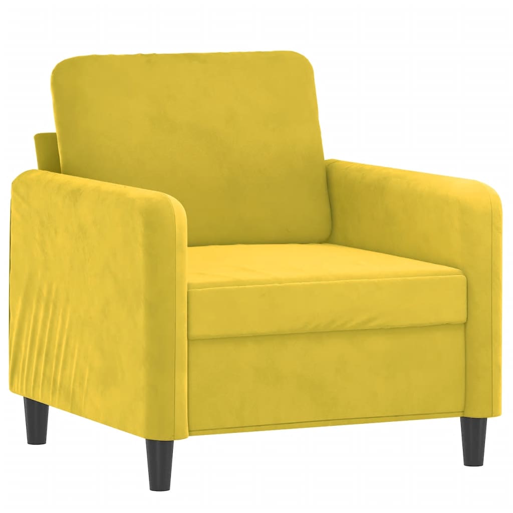 Sofastol Med Fodskammel 60 Cm Velour