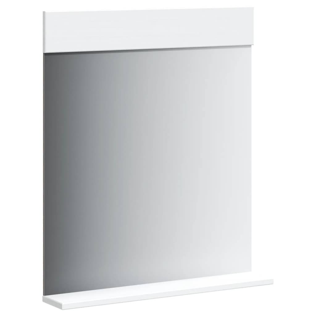 Badeværelsesspejl Med Hylde Berg 60x12x70 Cm Massivt Træ - Billede 3