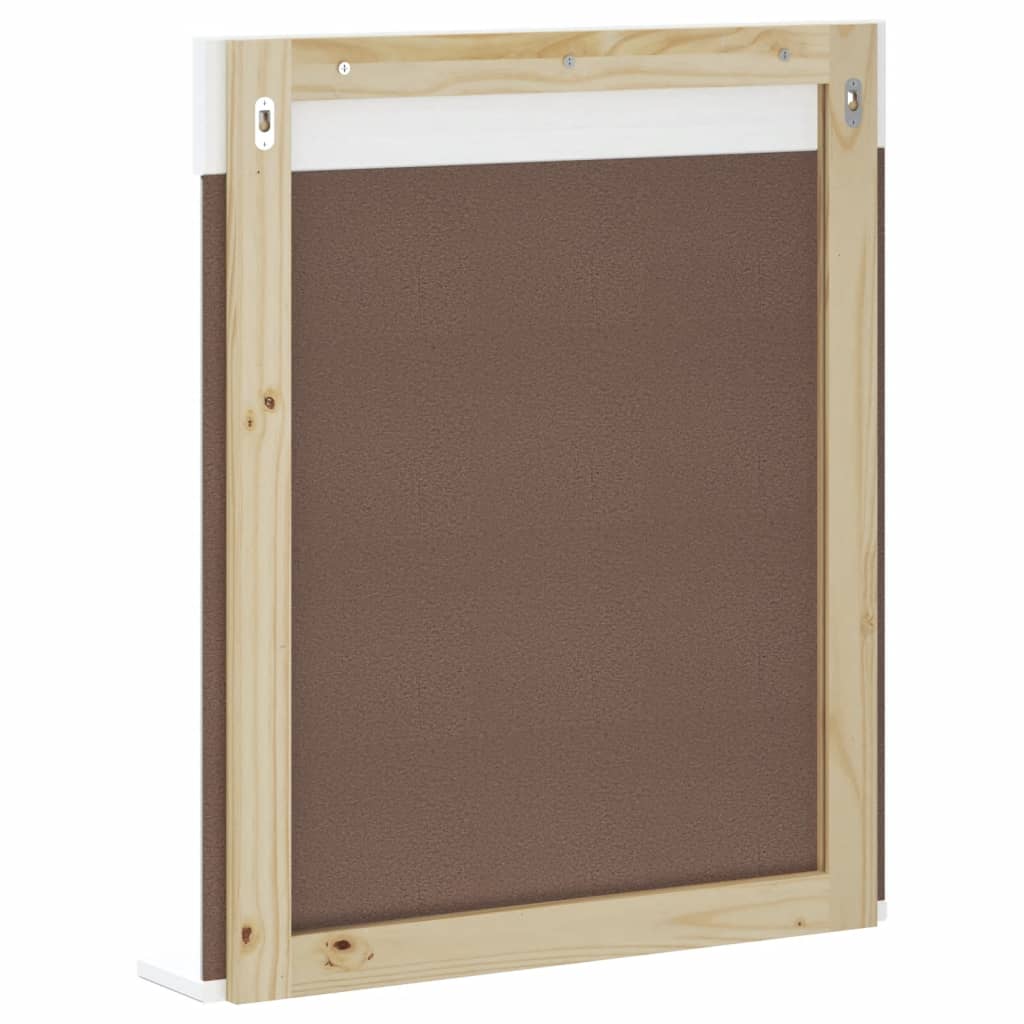 Badeværelsesspejl Med Hylde Berg 60x12x70 Cm Massivt Træ - Billede 4