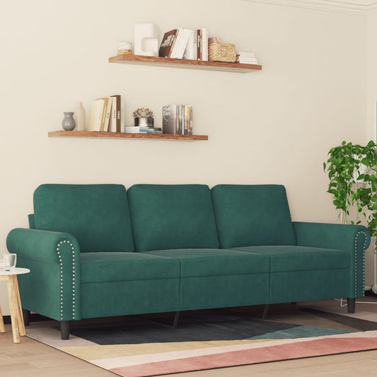 3-Personers Sofa Fløjl