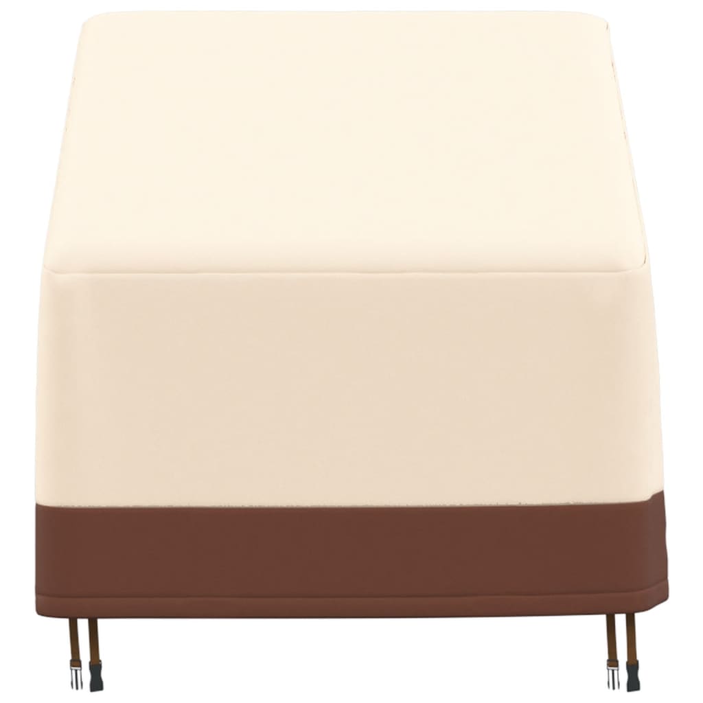 Overtræk Til Loungestol 79X97X48/74 Cm 600D Oxfordstof Beige
