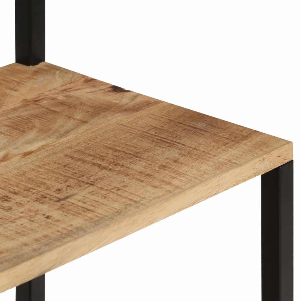 Knagerække Med Skoopbevaring 68x30x182 Cm Massivt Ru Mangotræ - Billede 6