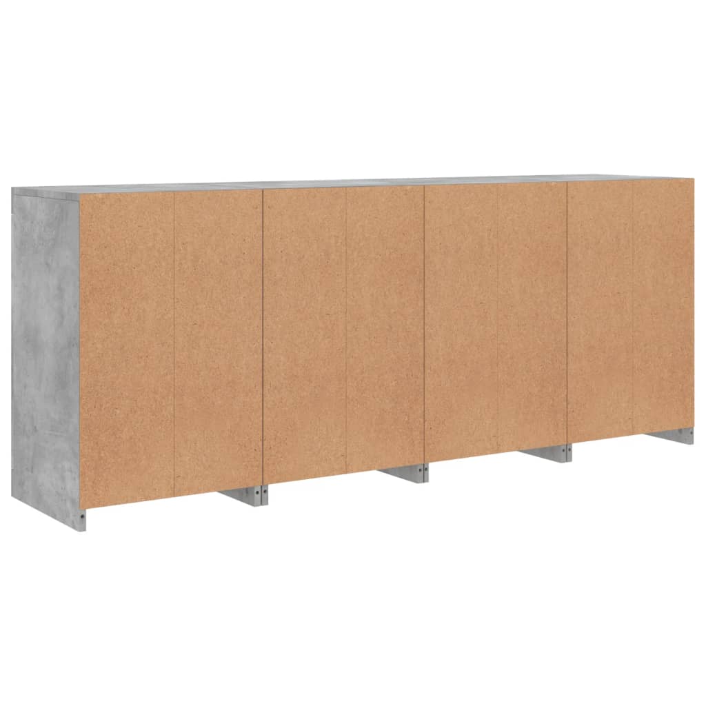 Skænk Med Led-Lys 164X37X67 Cm