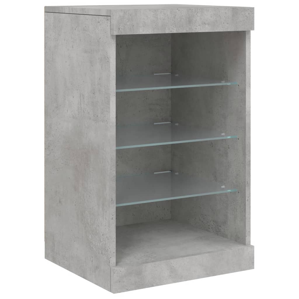 Skænk Med Led-Lys 123X37X67 Cm