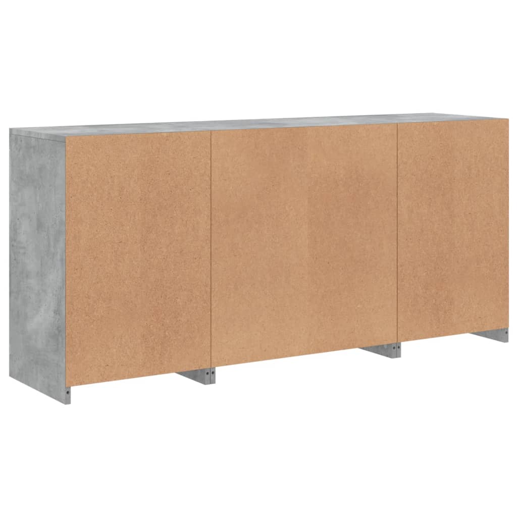 Skænk Med Led-Lys 142,5X37X67 Cm