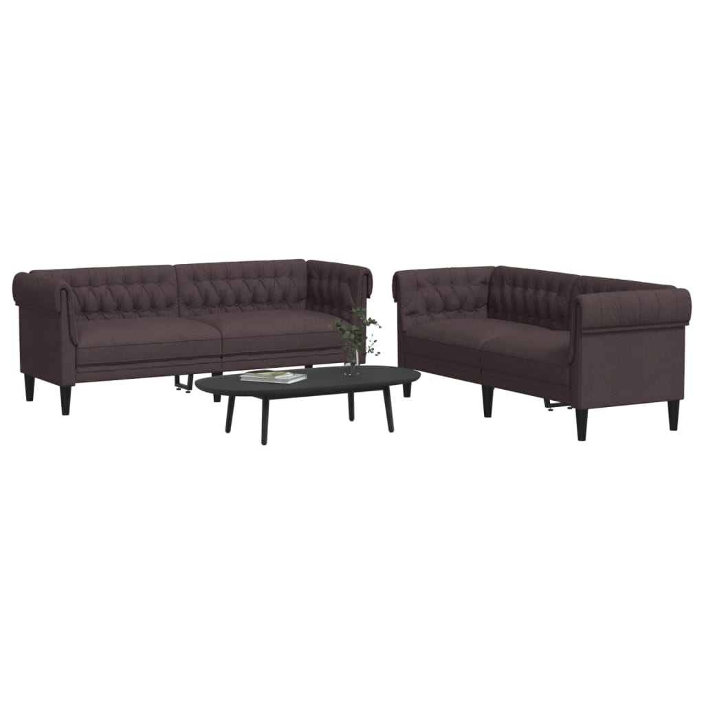Sofasæt 2 Dele Stof
