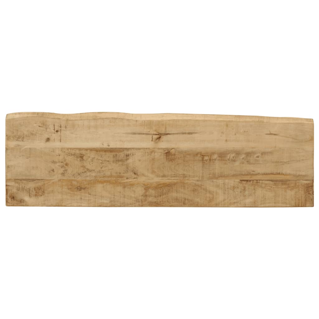 Konsolbord Med Naturlig Kant 105x33x76 Cm Massivt Mangotræ - Billede 5