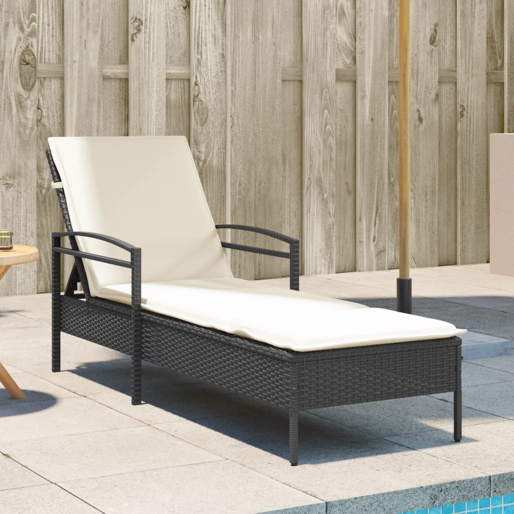Liggestol Med Hynde 63x200x81 Cm Polyrattan - Variant 368299