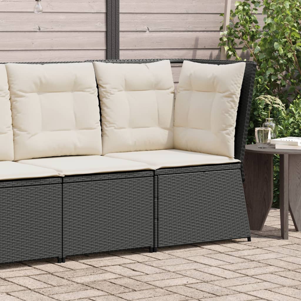 Hjørnemodul Til Havesofa Med Hynder Polyrattan - Variant 368982