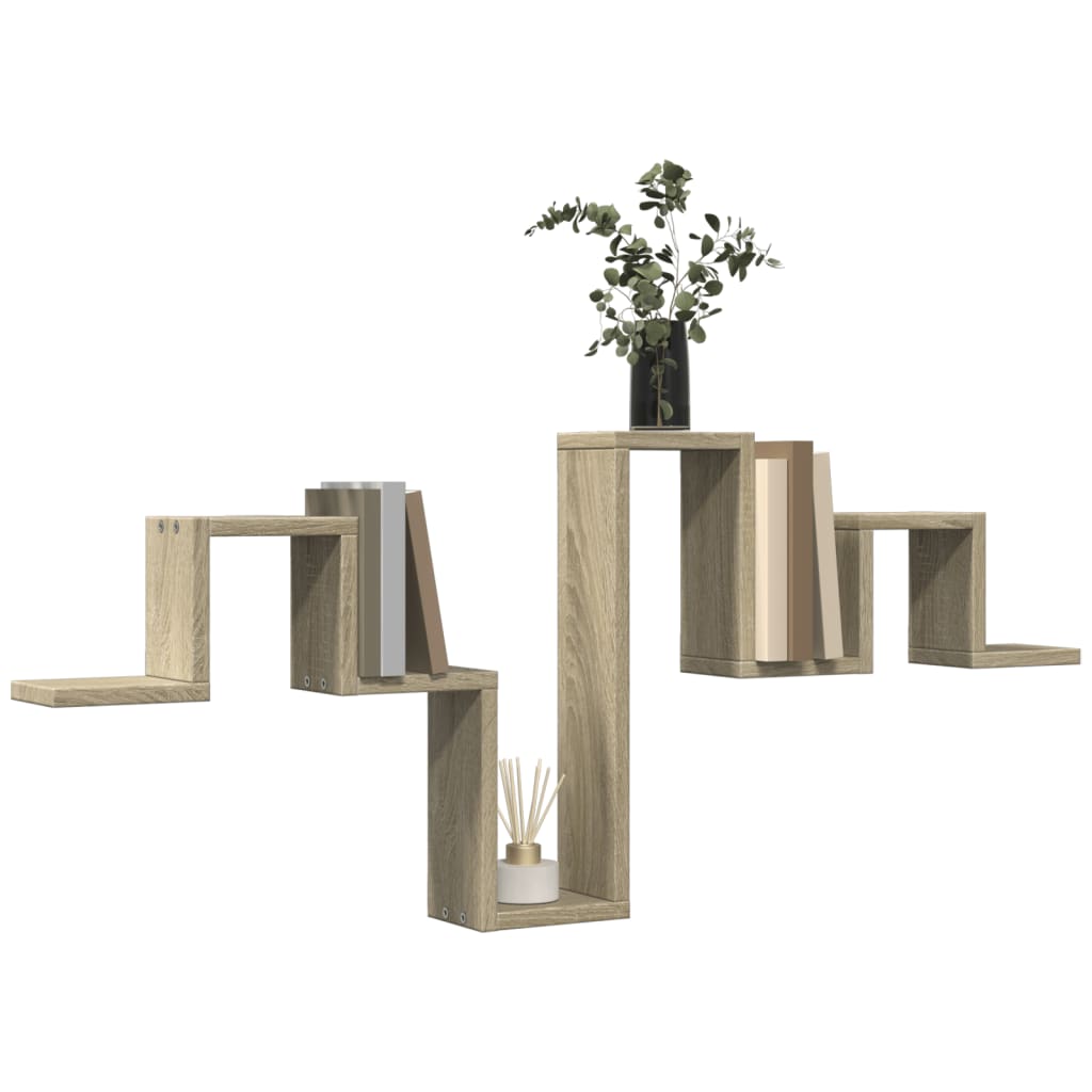 Væghylde 104,5X10X43 Cm Konstrueret Træ