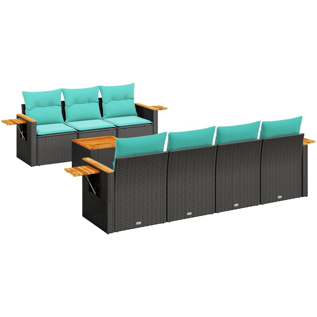 Sofasæt til Haven 8 Dele med Hynder Polyrattan - billede 2