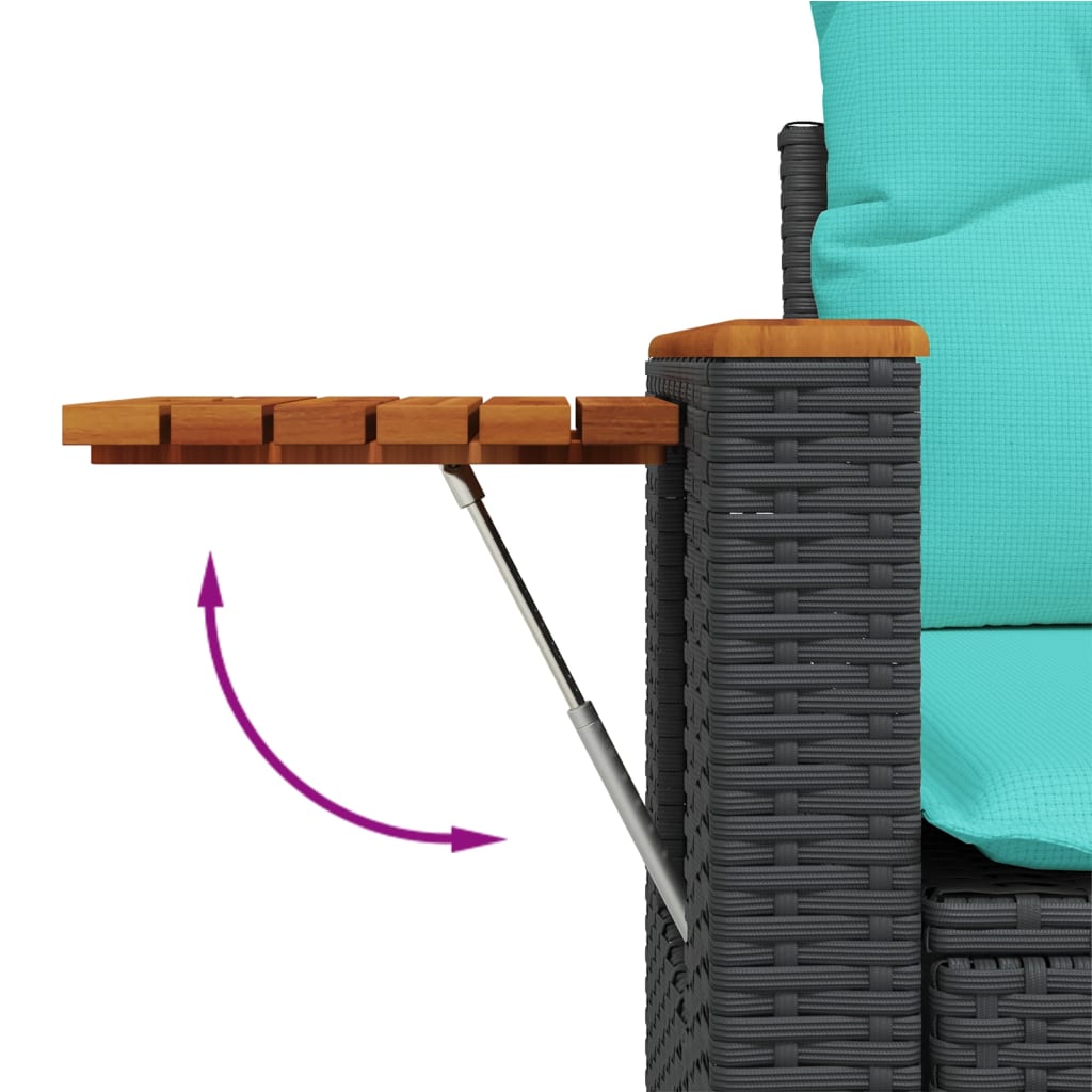 Sofasæt til Haven 8 Dele med Hynder Polyrattan - billede 7
