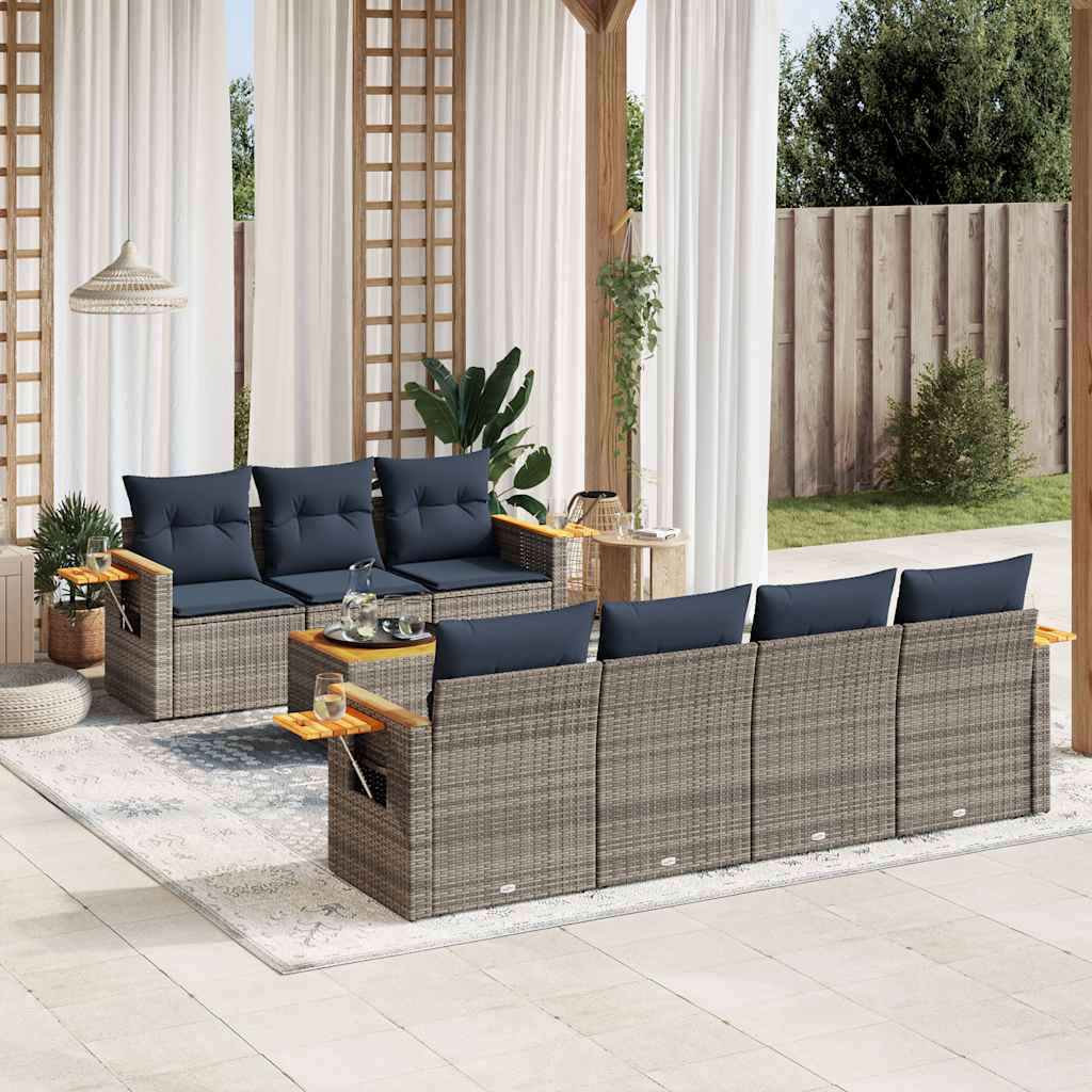 Sofasæt til Haven 8 Dele med Hynder Polyrattan