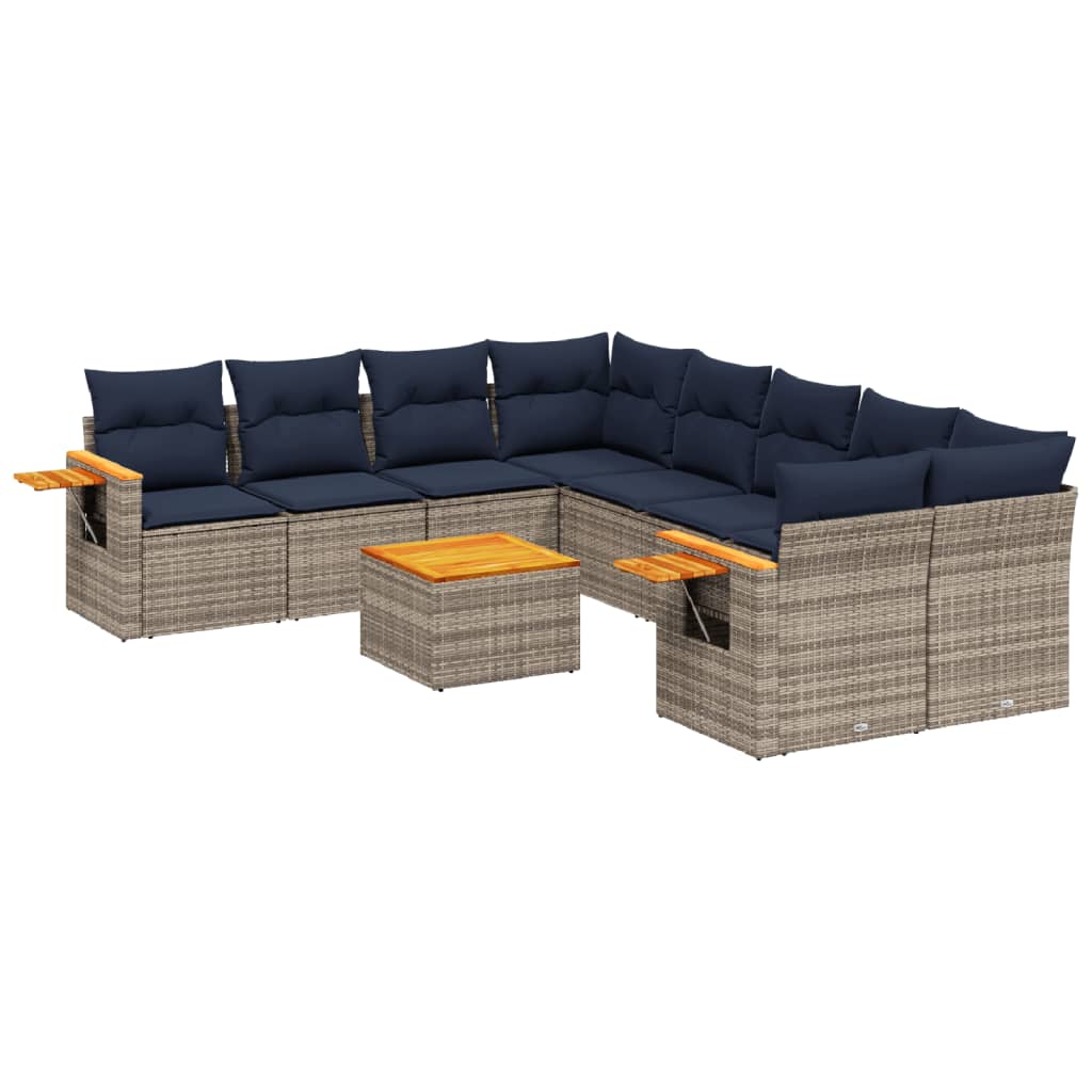 Sofasæt Til Haven 9 Dele Med Hynder Polyrattan