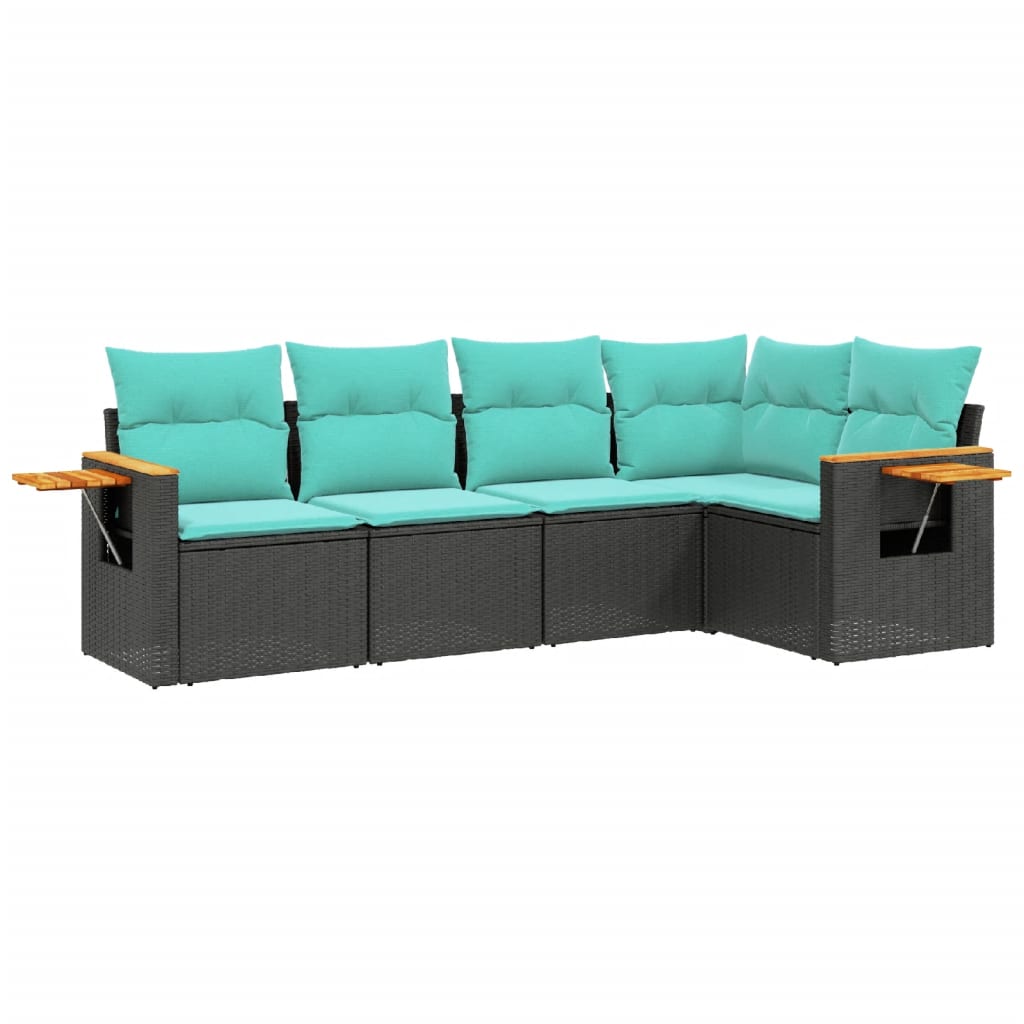 Sofasæt Til Haven 5 Dele Med Hynder Polyrattan