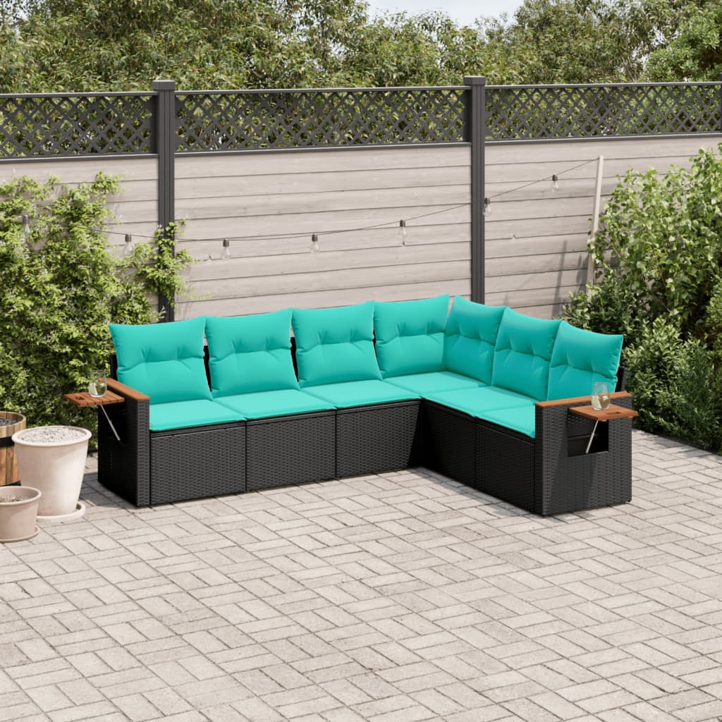 Sofasæt Til Haven 6 Dele Med Hynder Polyrattan